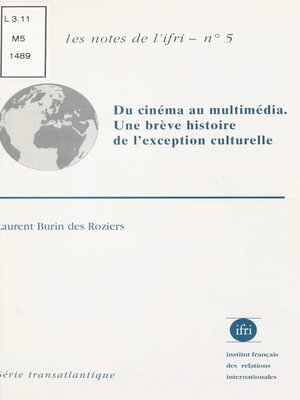 cover image of Du cinéma au multimédia